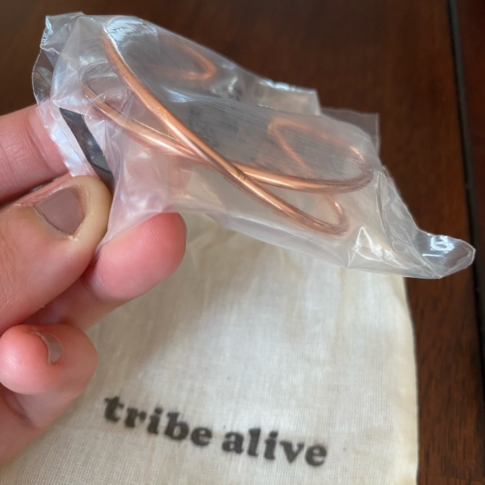 Tribe Alive Rose Gold Criss Cross Bracelet